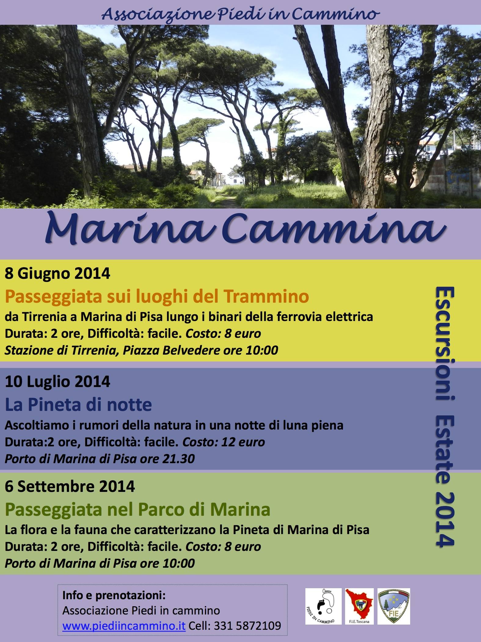 Piedi in Cammino FIE Pisa Marina Cammina2014