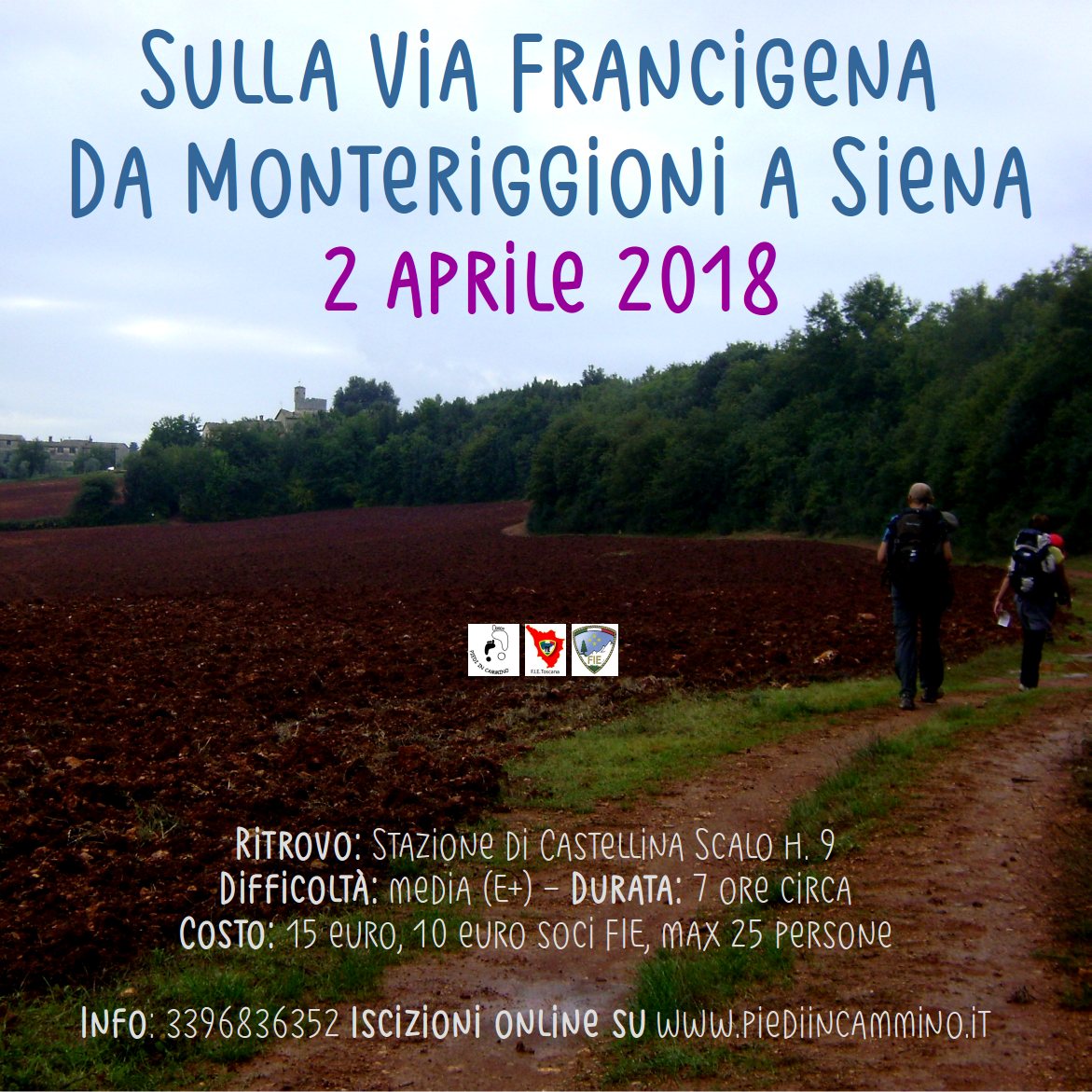 Sulla Via Francigena da Monteriggioni a Siena