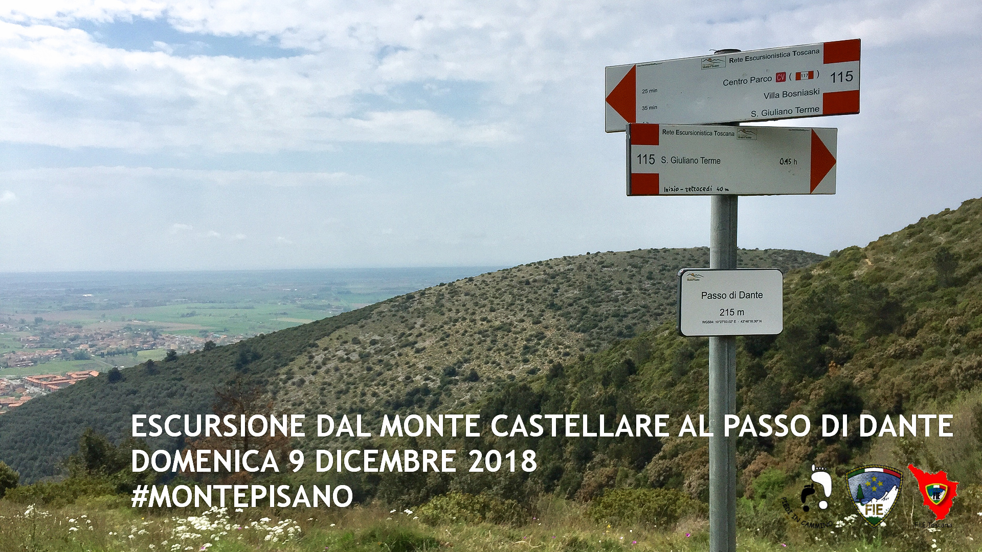 Escursione dal Monte Castellare al "Passo di Dante"