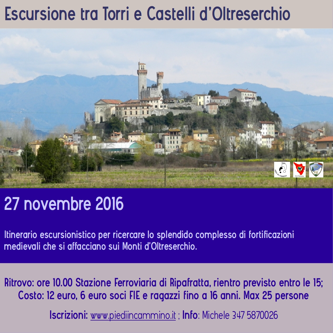 Escursione tra Torri e Castelli d'Oltreserchio