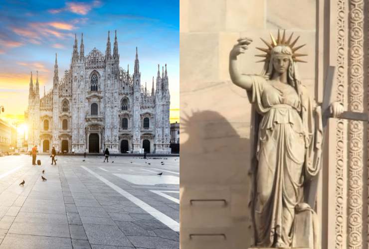 Duomo di Milano- Statua 'La Legge nuova'