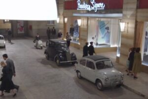 La piazzetta de Il Paradiso delle Signore